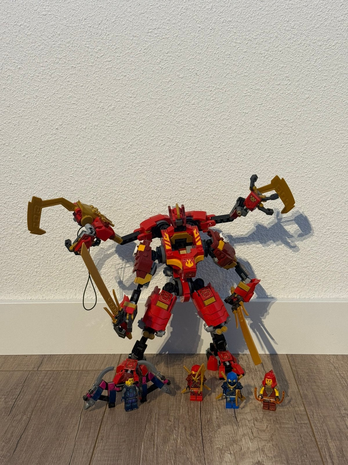 LEGO Ninjago 71812 Kai's Klimmende Mecha met Minifiguren, Kinderen en Baby's, Lego, Ophalen of Verzenden, Zo goed als nieuw, Compleet