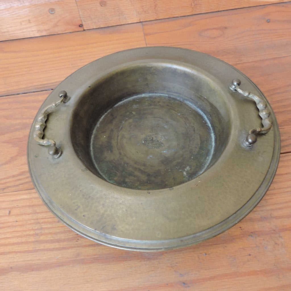 Antieke schaal koperen vuurschaal vuurpot 28 cm, Antiek en Kunst, Antiek | Koper en Brons, Ophalen of Verzenden, Koper