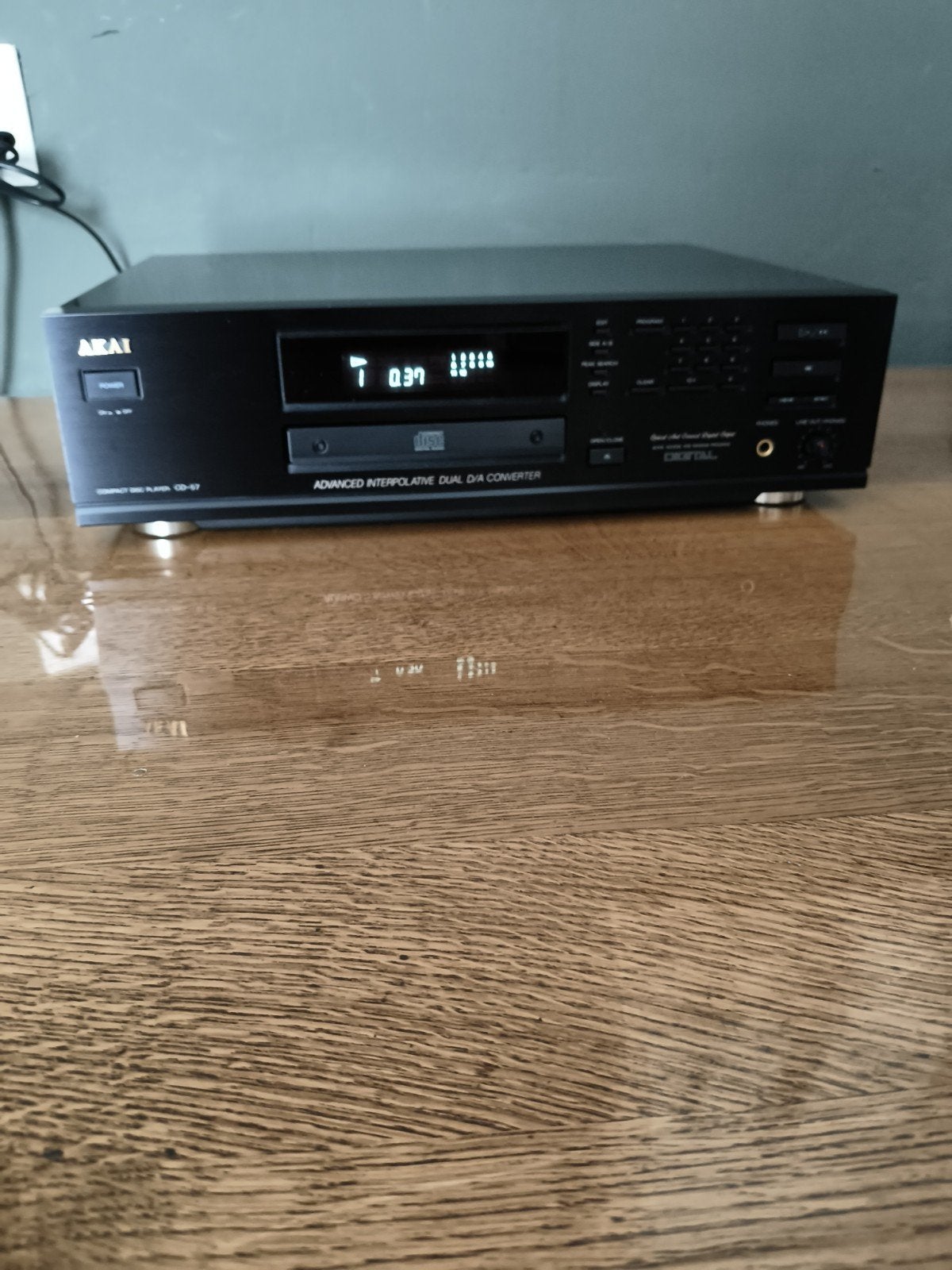 Akai CD-57 Compact Disc Speler - Zwart, Ophalen, Gebruikt, Overige merken