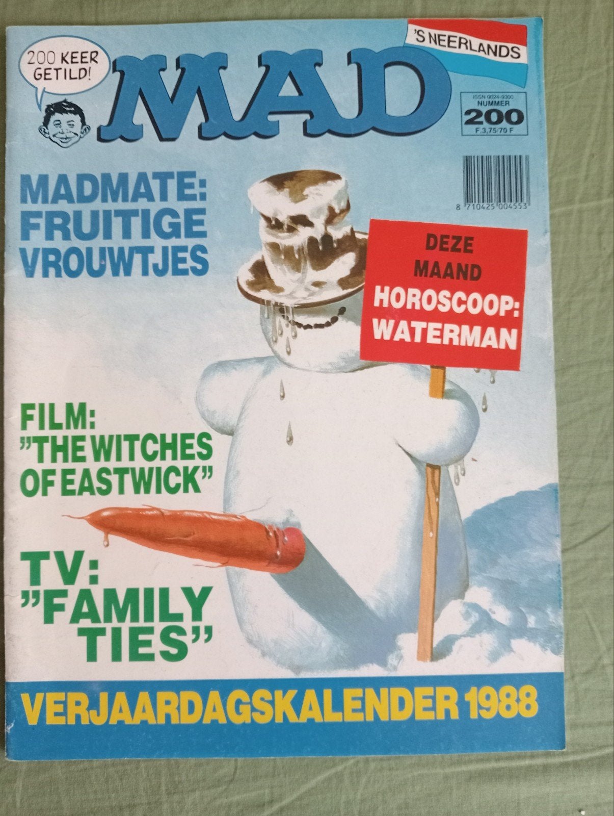 MAD Magazine - Nummer 200 (1988) - Redelijke staat, Ophalen of Verzenden, Gelezen