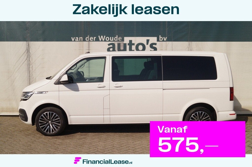 Volkswagen Transporter 2.0 TDI 199pk DSG Bulli 4Motion Dubbe, Automaat, Dealer onderhouden, Stof, Gebruikt