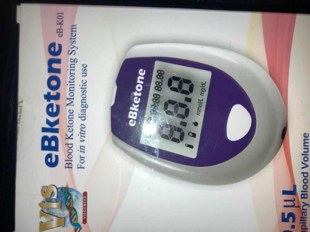 eBketone Bloed Ketone Monitoring Systeem, Sport en Fitness, Ophalen of Verzenden, Nieuw, Overige typen