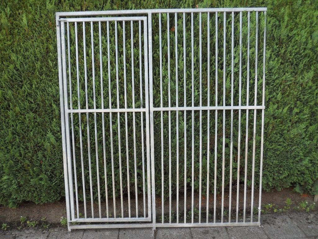 Hondenkennelpaneel met deur, Dieren en Toebehoren, Hondenhokken, Hondenkennel, 100 cm of meer, Ophalen of Verzenden, Zo goed als nieuw