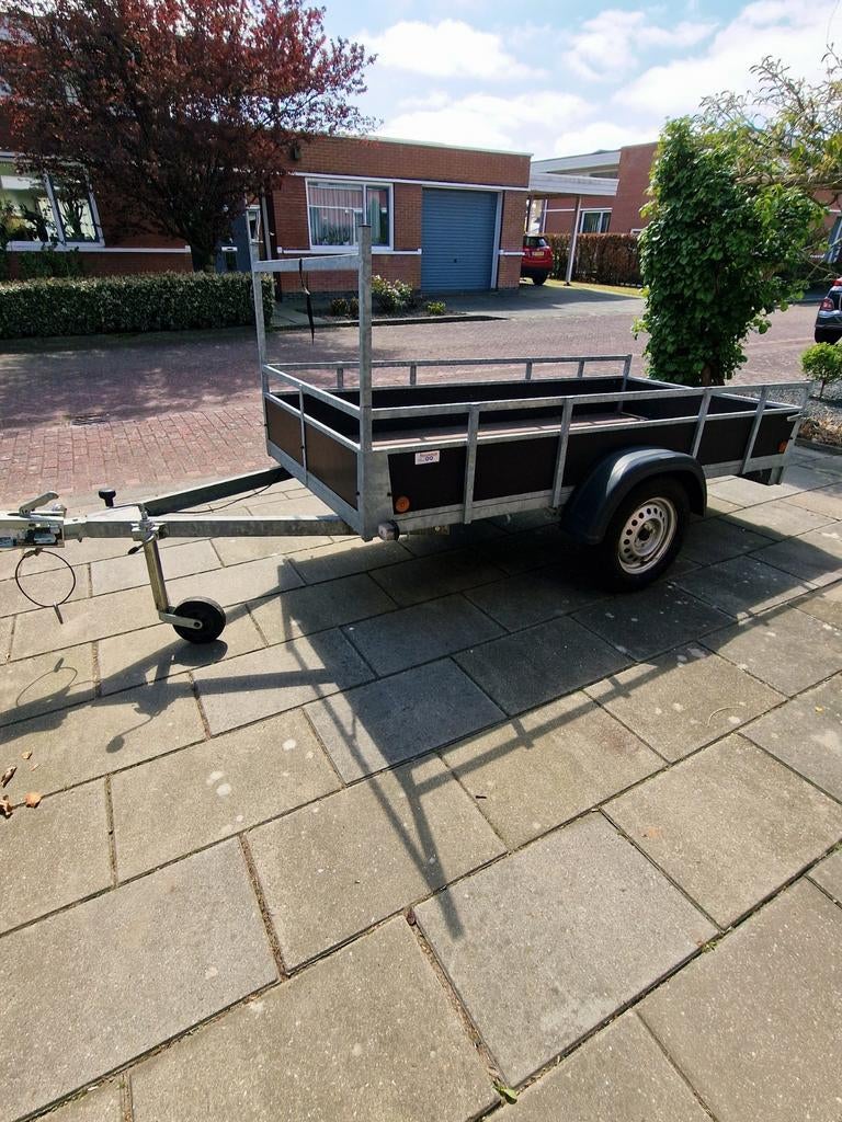 Aanhanger met ruime bakmaat - Ideaal voor transport, Ophalen of Verzenden, Gebruikt