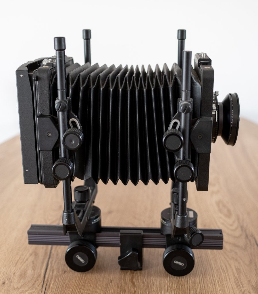 cambo 4x5 technische camera, Audio, Tv en Foto, Fotocamera's Analoog, Ophalen, Gebruikt, Spiegelreflex, Overige Merken