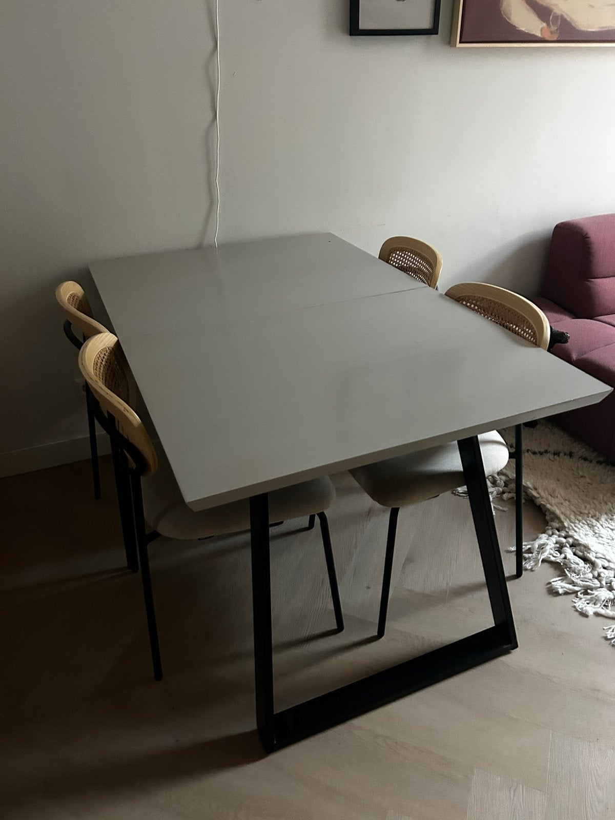 Uitschuifbare eettafel 140-180cm voor 4-6 personen, Ophalen, 100 tot 150 cm, 50 tot 100 cm, Zo goed als nieuw