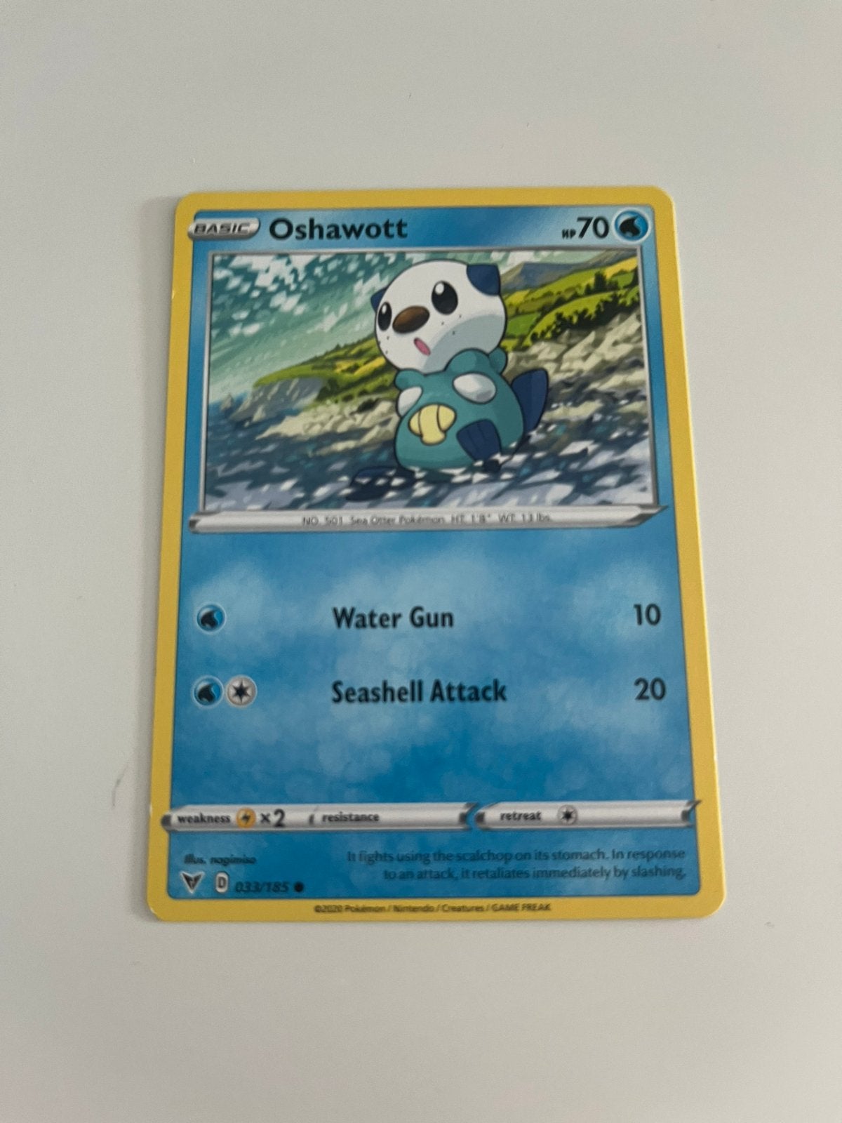 Een evolutie rij van oshawott, Ophalen, Nieuw, Meerdere kaarten