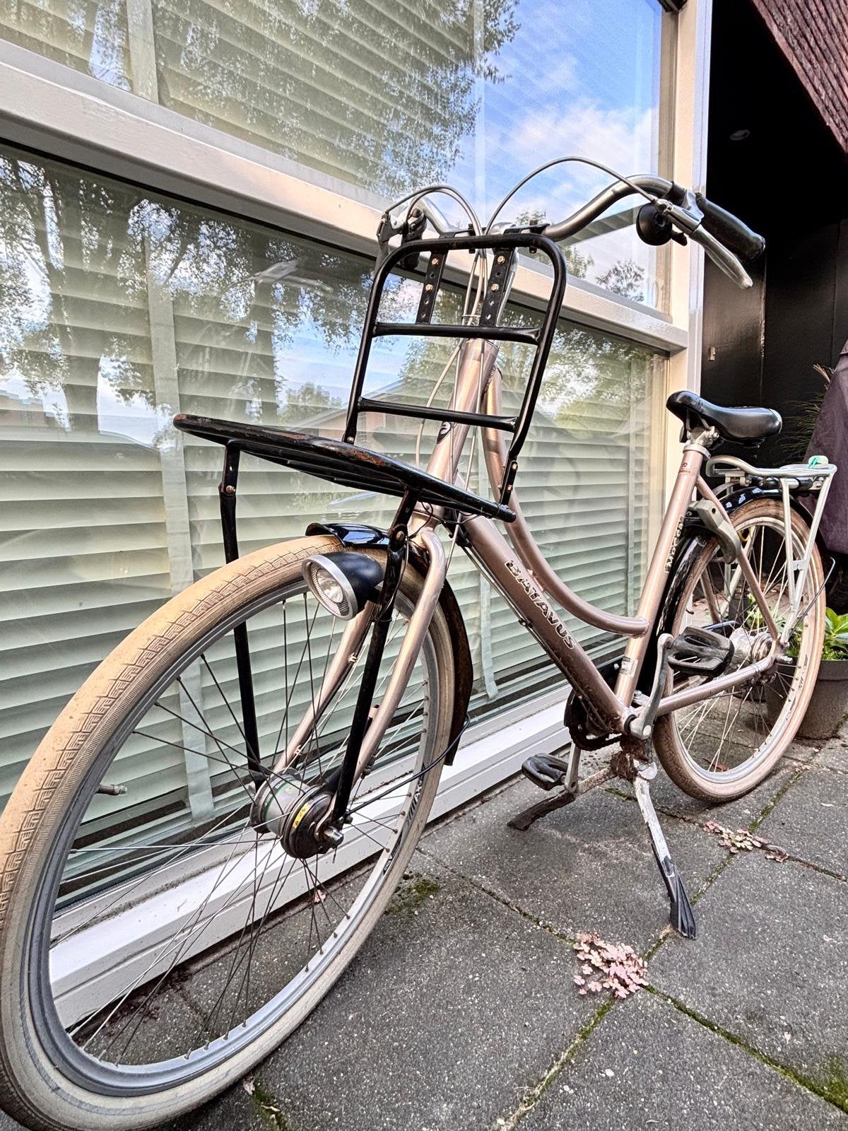 Gebruikte damesfiets, Ophalen, Gebruikt, Handrem