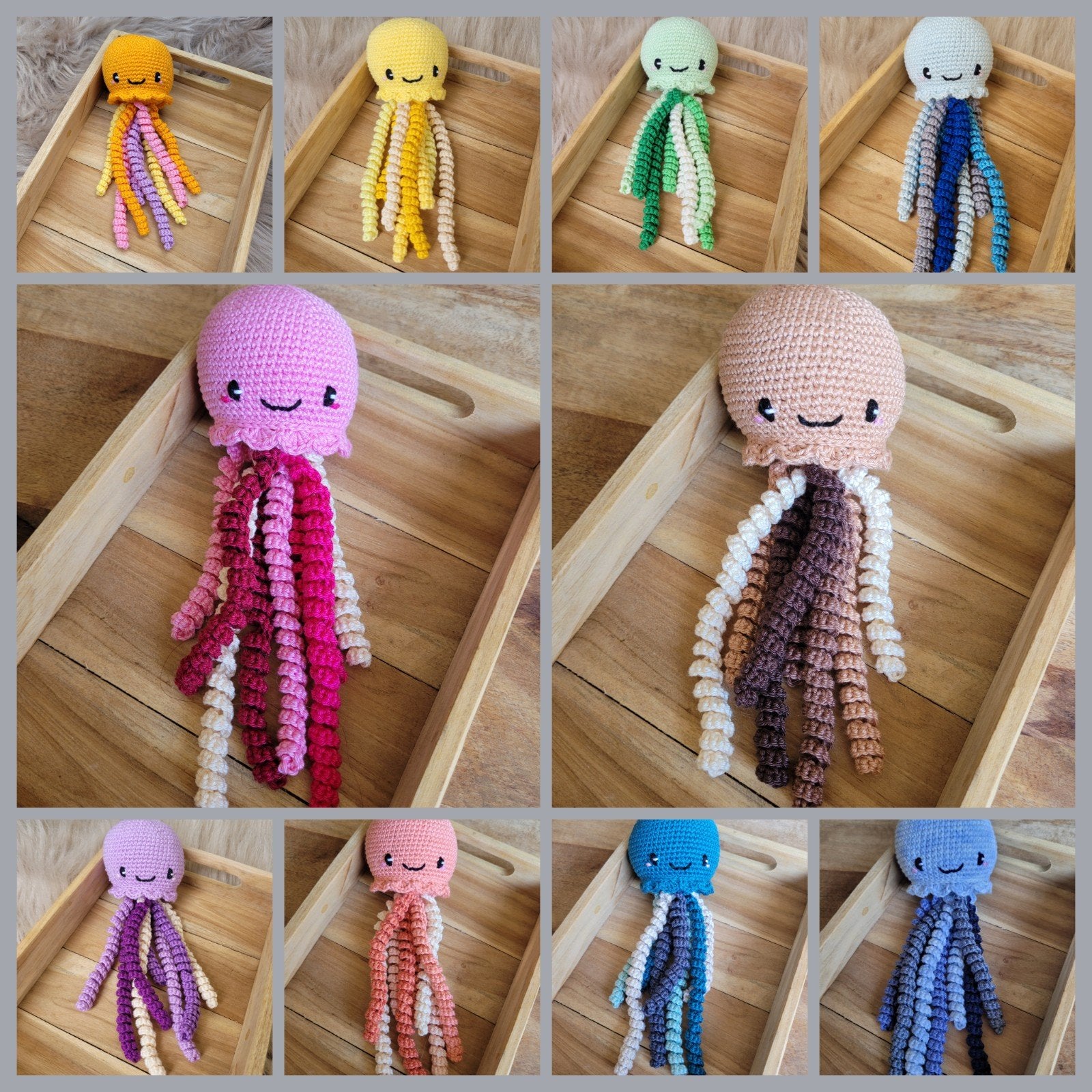 Gehaakte octopus knuffel, Kinderen en Baby's, Kraamcadeaus en Geboorteborden, Ophalen of Verzenden, Nieuw, Kraamcadeau
