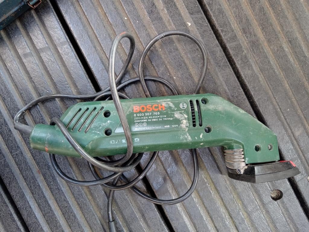 Bosch PDA 120 Delta schuurmachine, Ophalen of Verzenden, Minder dan 600 watt, Vlakschuurmachine