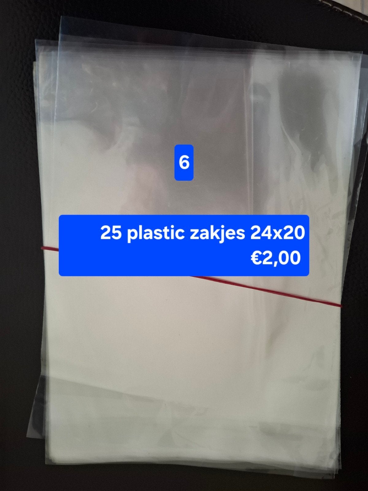 25 transparant zakjes 24x20, Ophalen of Verzenden, Nieuw, Overige thema's, Overige typen