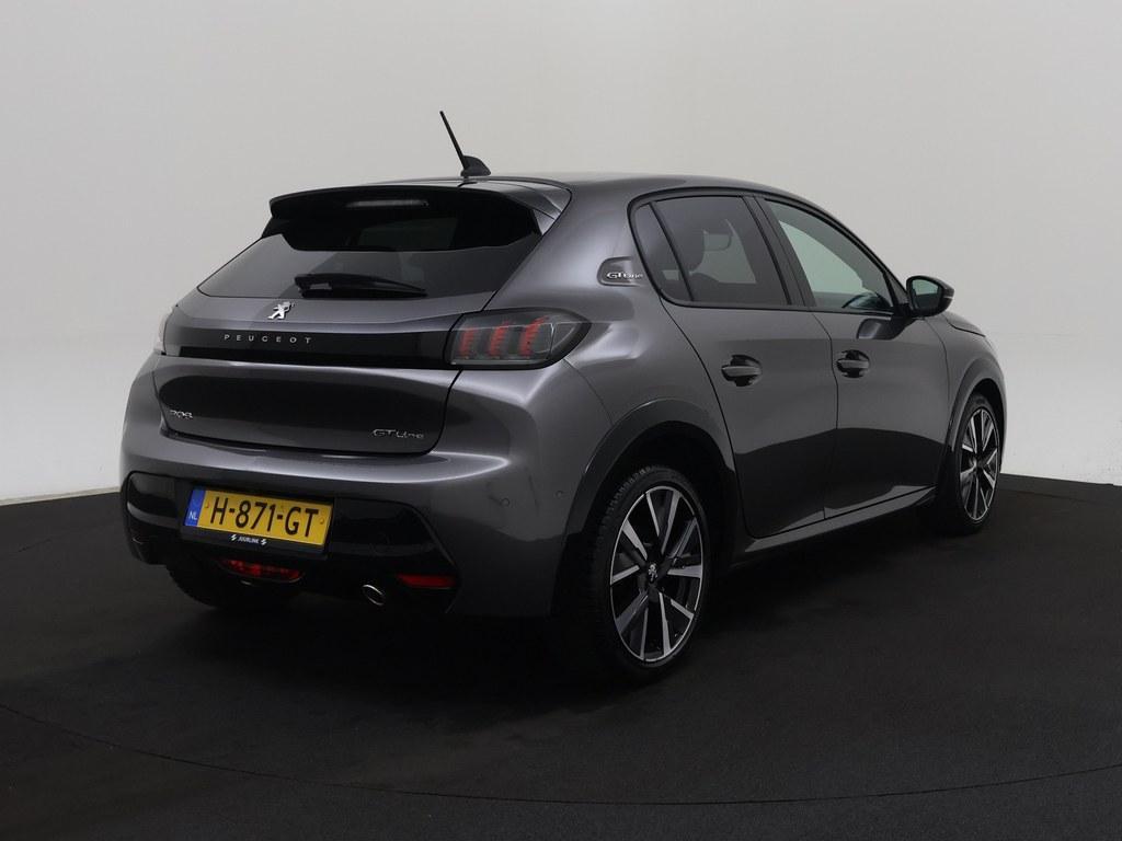 Peugeot 208 1.2T 100pk GT-Line Led/Camera/Nav/3d/Carplay, Voorwielaandrijving, Gebruikt, Euro 6, Leder en Stof