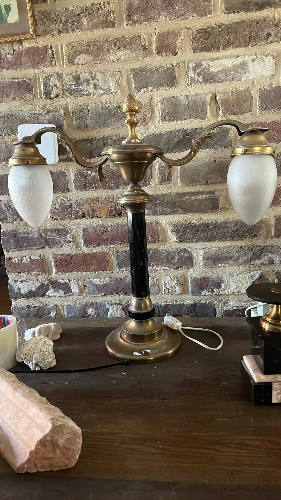 Franse bouillotte- of studentenlamp, Antiek en Kunst, Ophalen