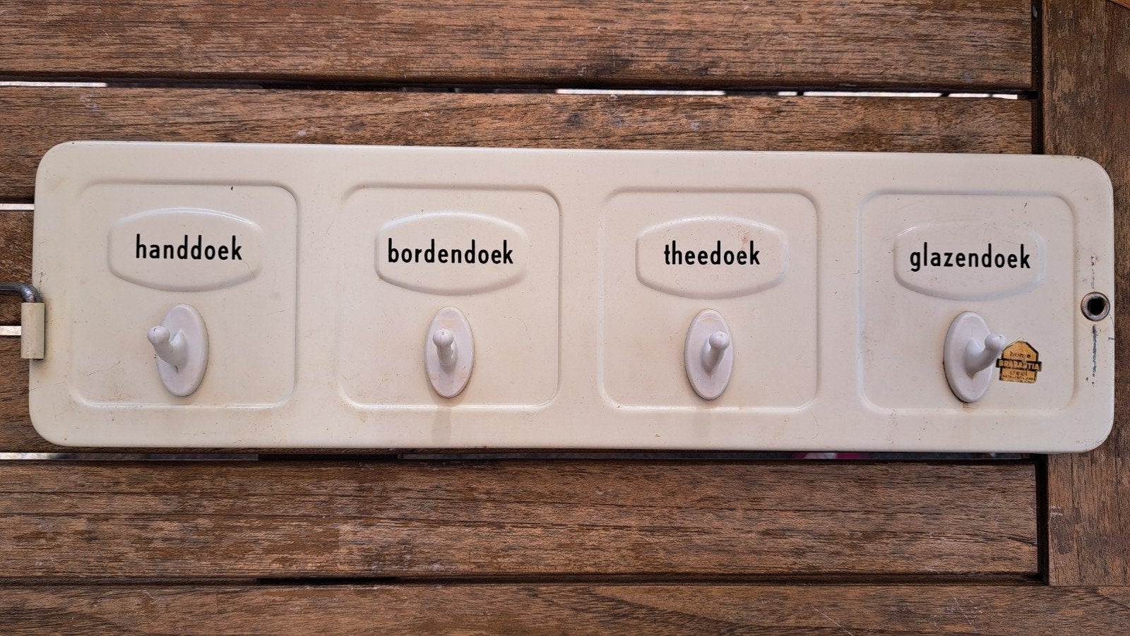 Vintage Brabantia theedoekrek / handdoek rek, Ophalen of Verzenden, Gebruikt