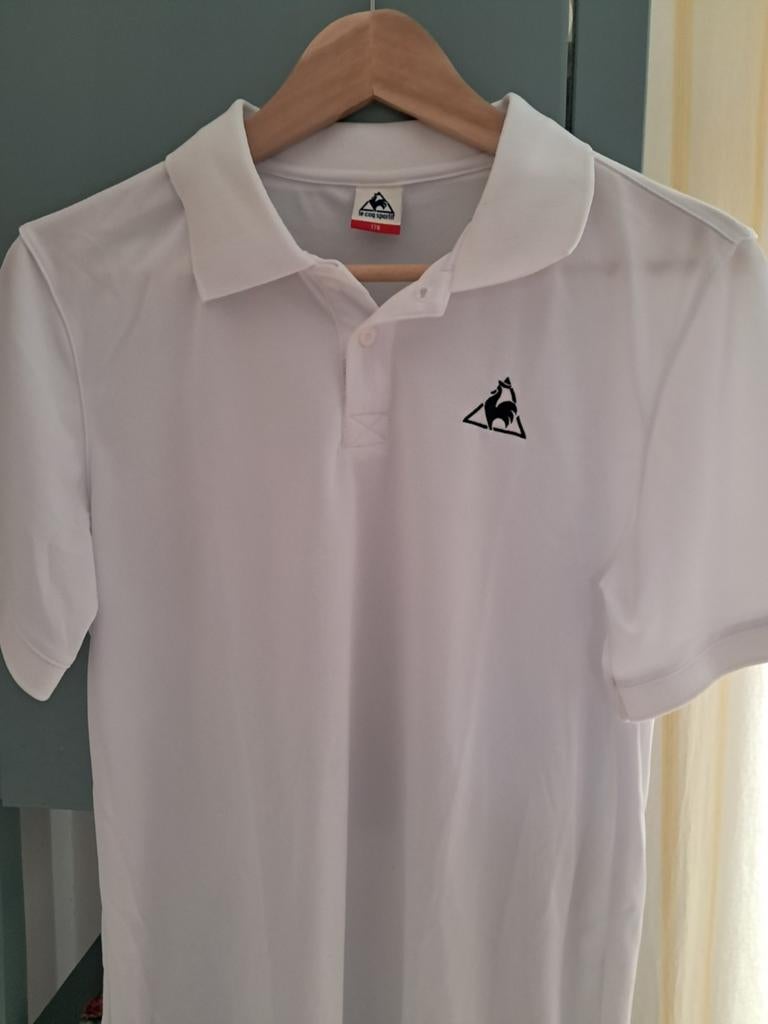 Le coq sportif polo, Kleding | Heren, Ophalen of Verzenden, Zo goed als nieuw, Maat 46 (S) of kleiner, Wit