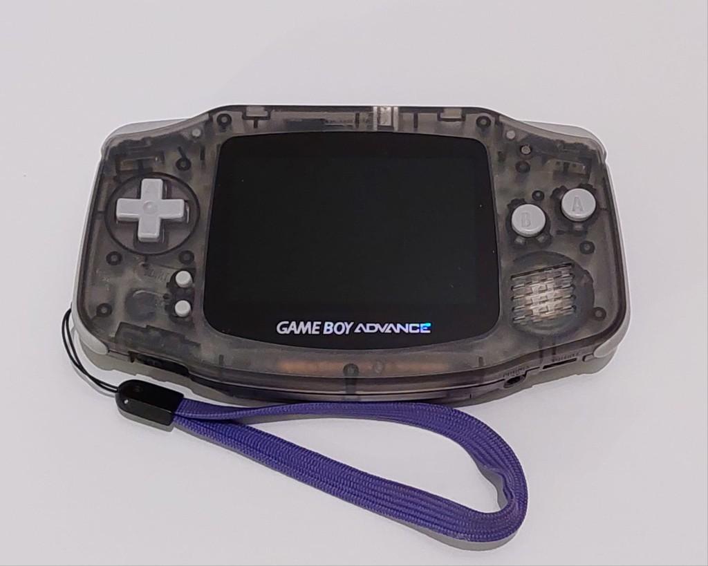 Game Boy Advance IPS V5 + USB-C, transparant zwart, Spelcomputers en Games, Spelcomputers | Nintendo Game Boy, Ophalen of Verzenden