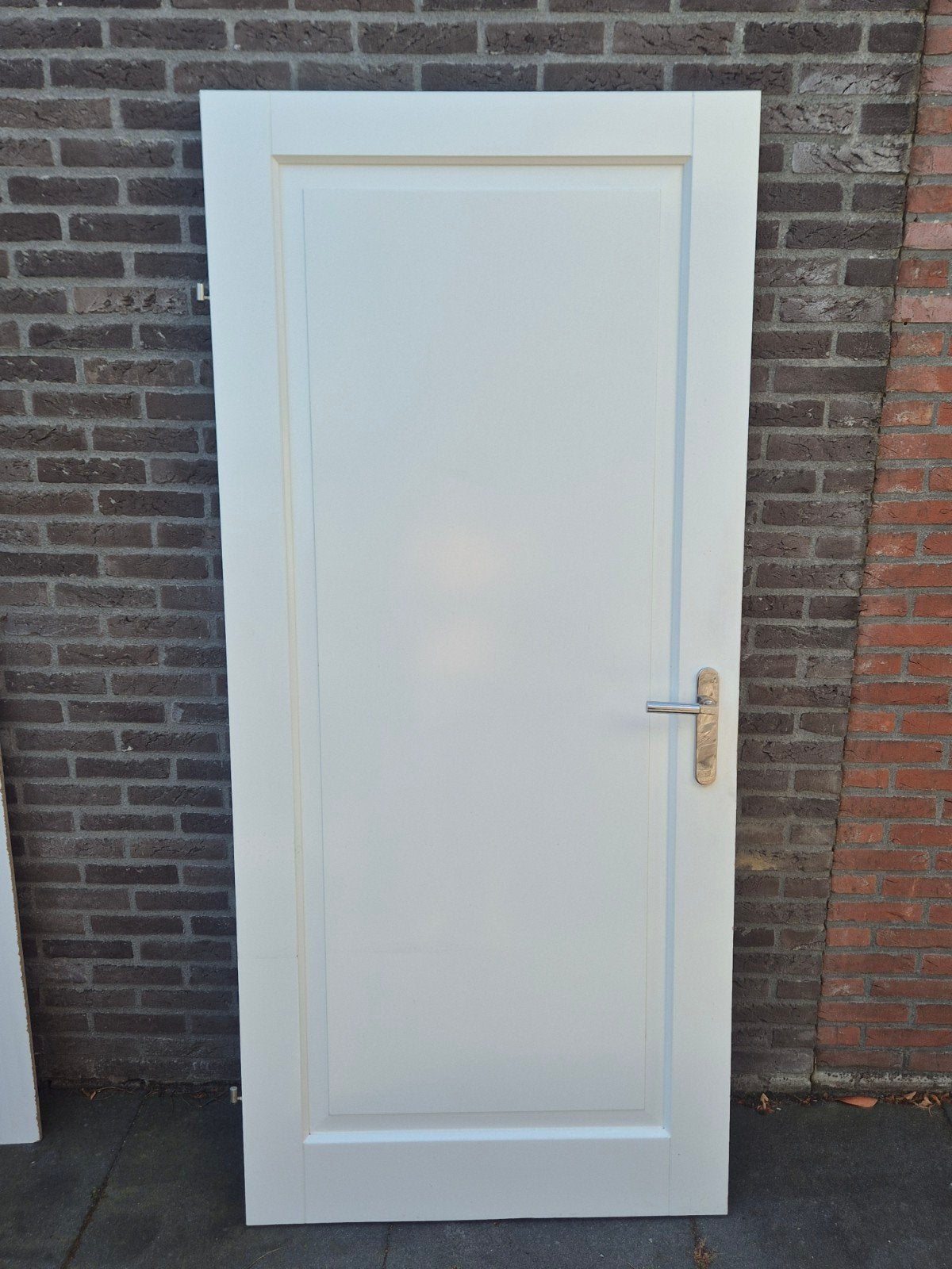 Linksdraaiende binnendeur wit 211,5x93 met beslag, Doe-het-zelf en Verbouw, Deuren en Horren, Ophalen