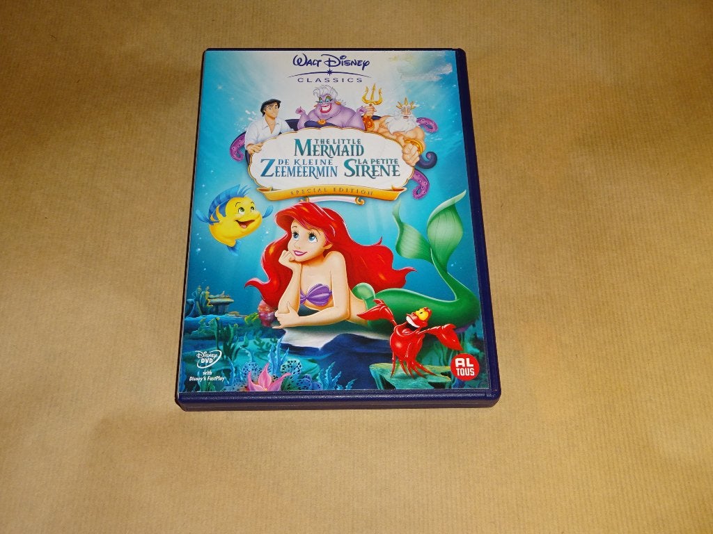 DVD Kleine Zeemeermin Walt Disney, Bonusmateriaal, Tekenfilm, Nederlands, Ophalen of Verzenden