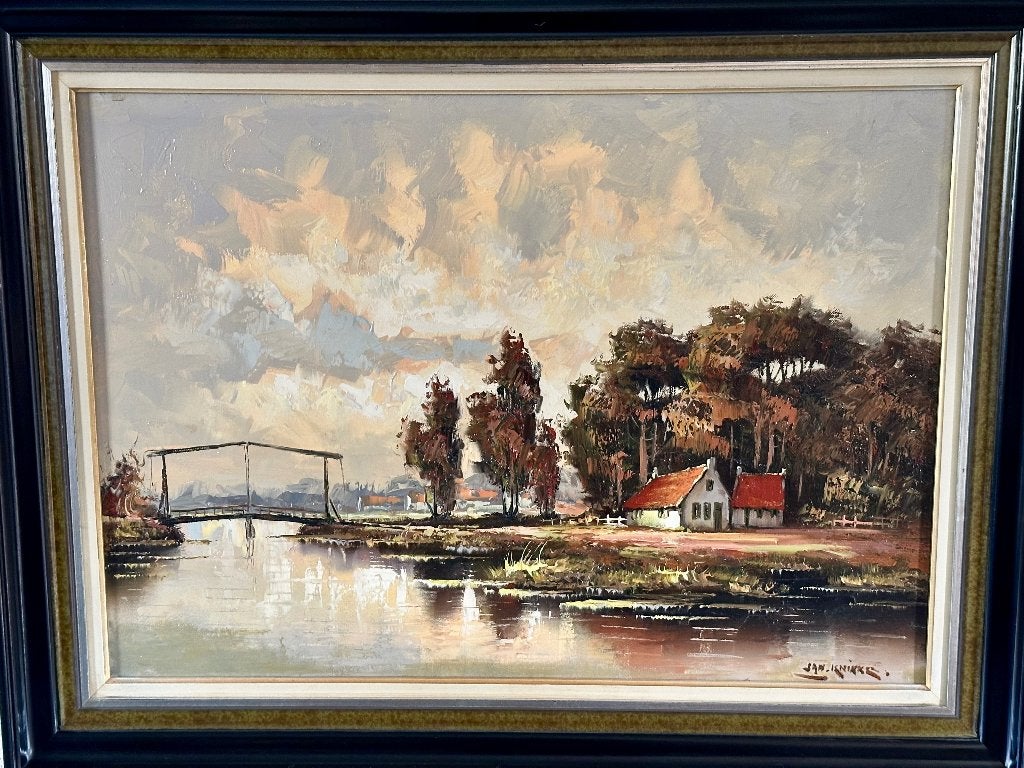Schilderij Jan Knikker Sr, Ophalen of Verzenden