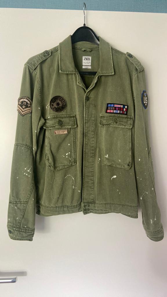Military jasje legergroen, Ophalen of Verzenden, Zo goed als nieuw, Maat 48/50 (M), Groen