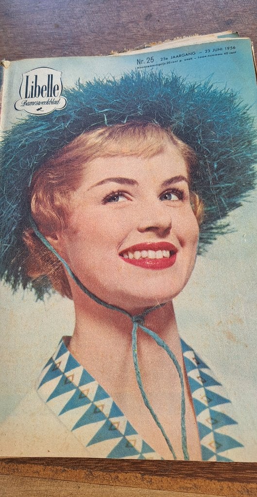 Libelle tijdschriften jaren 50, Ophalen of Verzenden, Gelezen, Damesbladen