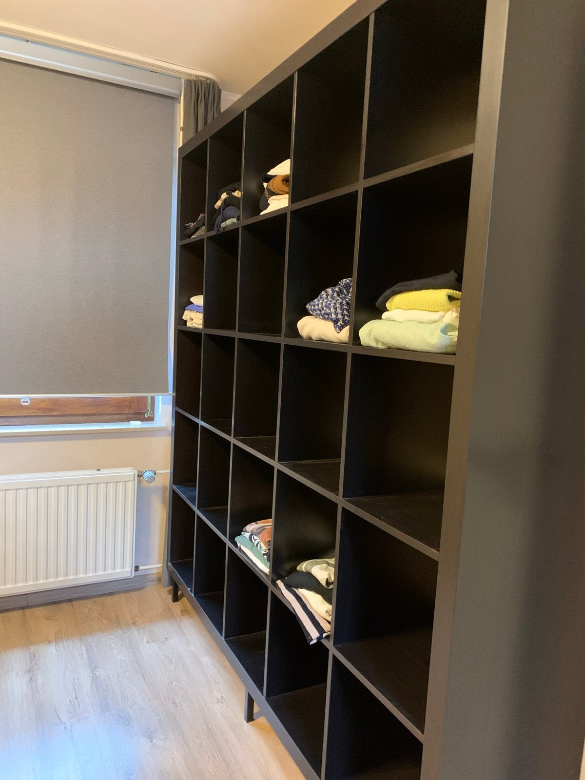 Ikea Kallax open kast - Zwartbruin, Ophalen, Gebruikt