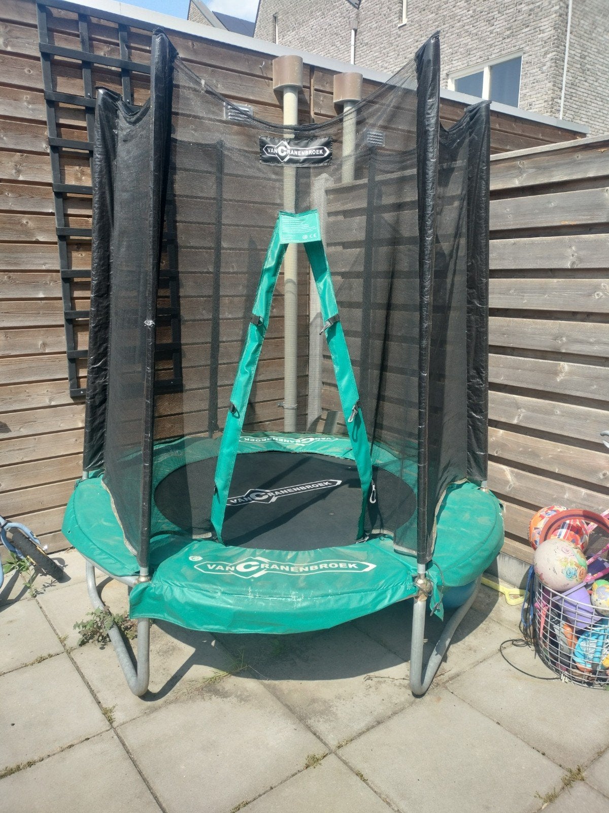 *GRATIS* Trampoline Van Cranenbroek met veiligheidsnet, Ophalen, Gebruikt