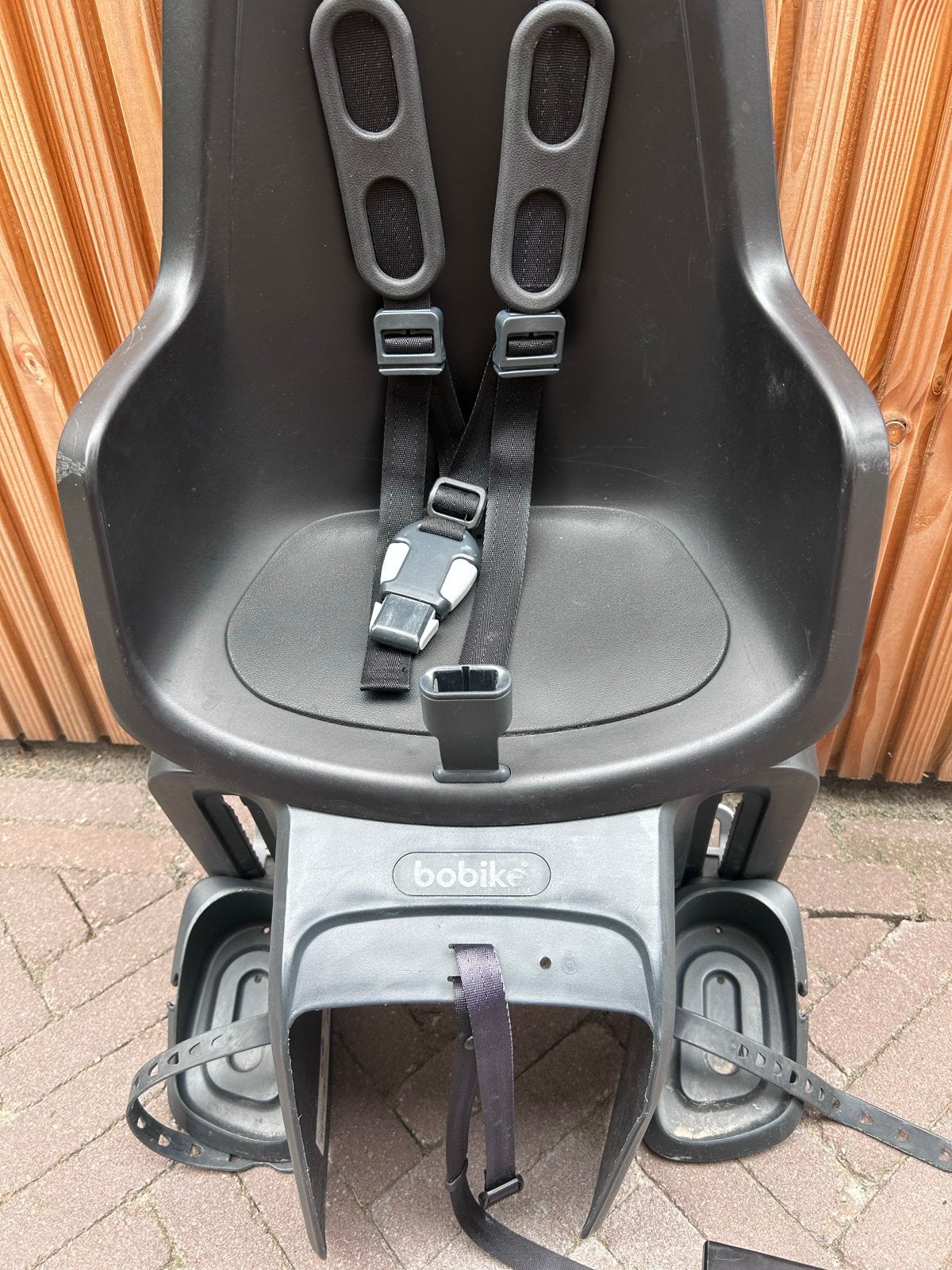 Bobike OneMaxi met adapter, Fietsen en Brommers, Fietsaccessoires | Fietsstoeltjes, Ophalen, Achterzitje, 9 t/m 18 kg, Gebruikt