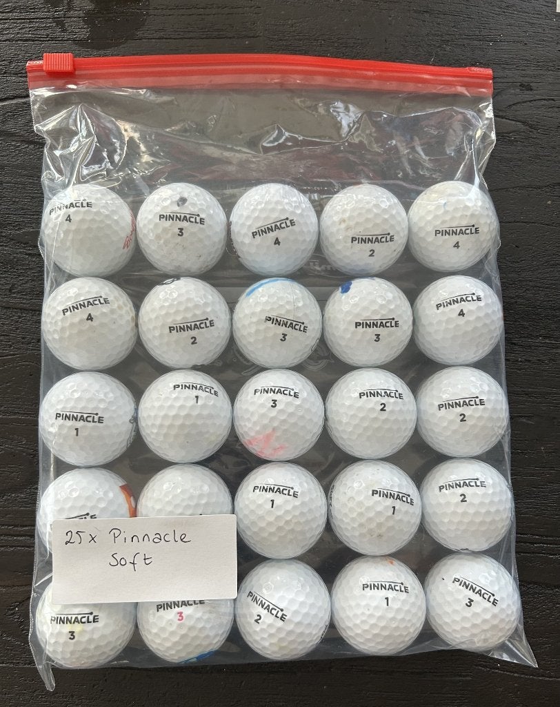 25x Pinnacle Soft golfballen – gebruikte golfballen, Ophalen, Gebruikt, Bal(len), Overige merken