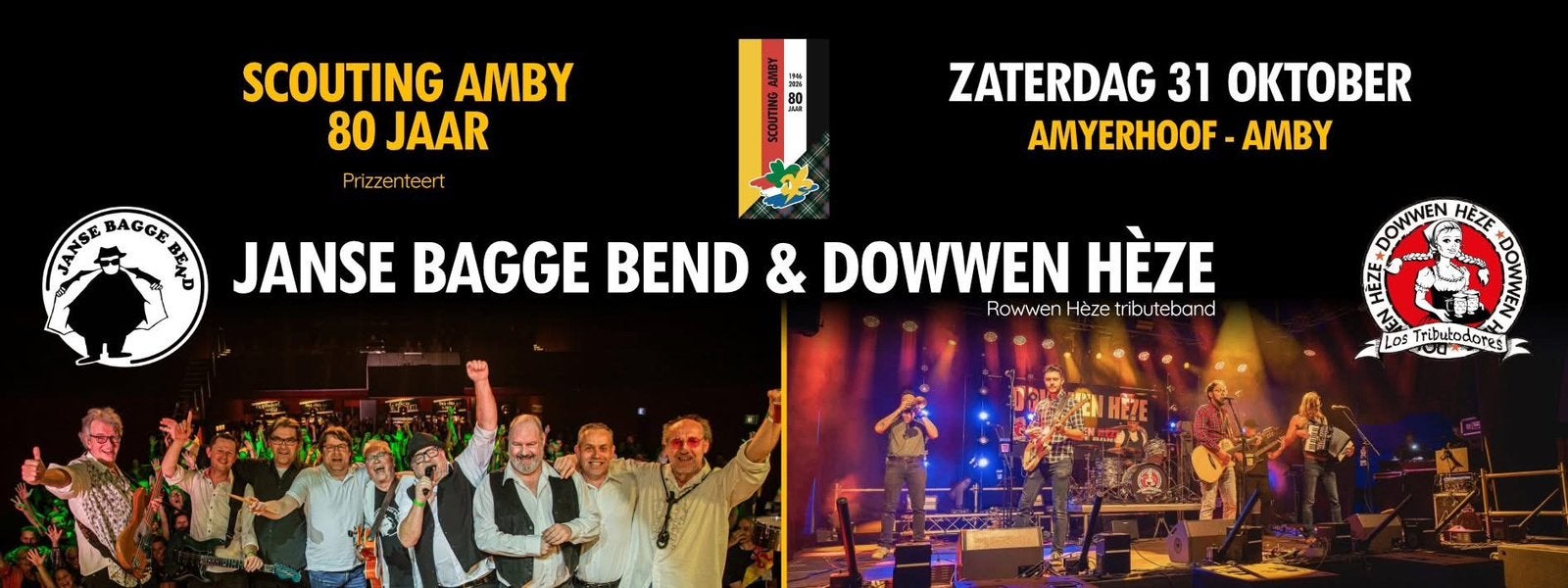 Janse Bagge Dowwen Heze tickets, Tickets en Kaartjes, Drie personen of meer