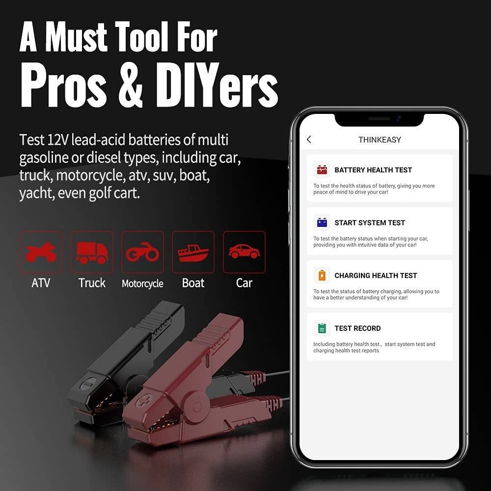 Thinkcar THINKEASY 12V autobatterijtester, 720 S Rochester Ave Unit B Ontario CA 91761 USA, Nieuw, Ophalen of Verzenden, Support@thinkcar.com