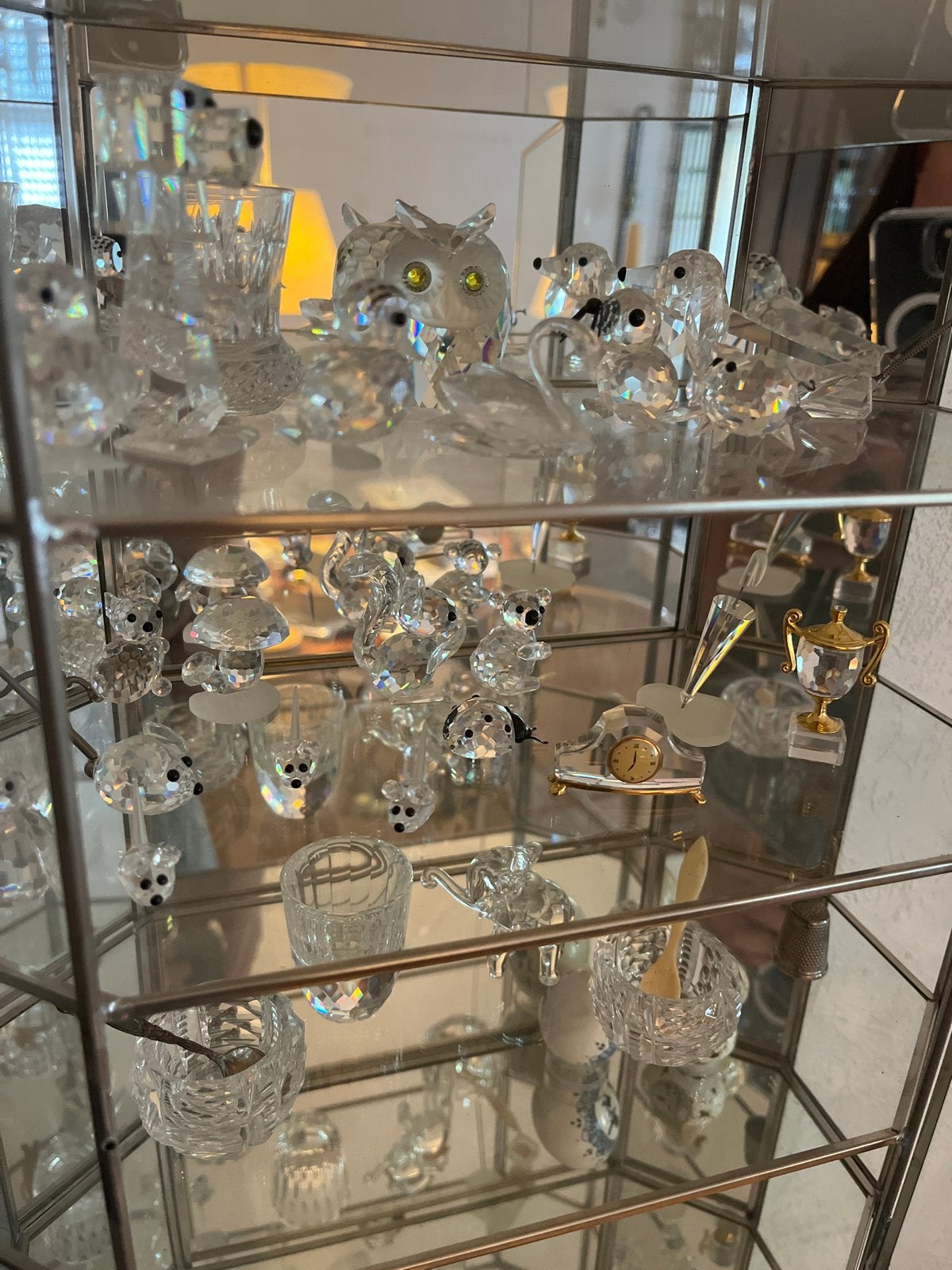 Grote collectie Swarovski kristallen beeldjes, Ophalen, Zo goed als nieuw, Figuurtje