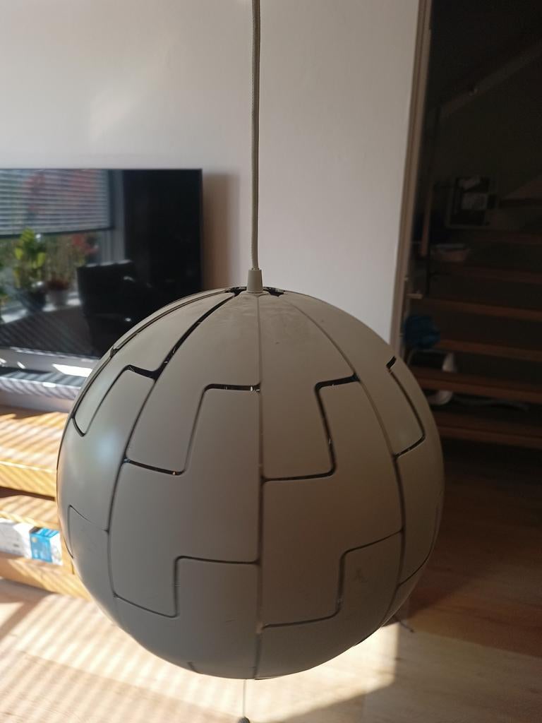 IKEA PS 2014 Hanglamp - Wit/Zilver, Huis en Inrichting, Ophalen of Verzenden, Zo goed als nieuw, Minder dan 50 cm