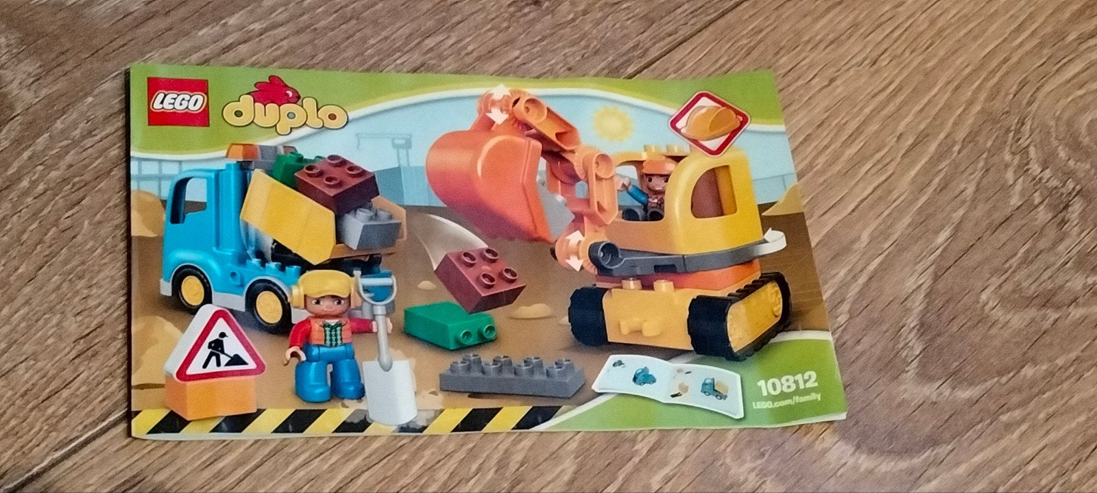 Lego Duplo Graafmachine en Vrachtwagen (10812), Kinderen en Baby's, Speelgoed | Duplo en Lego, Compleet, Gebruikt, Ophalen of Verzenden