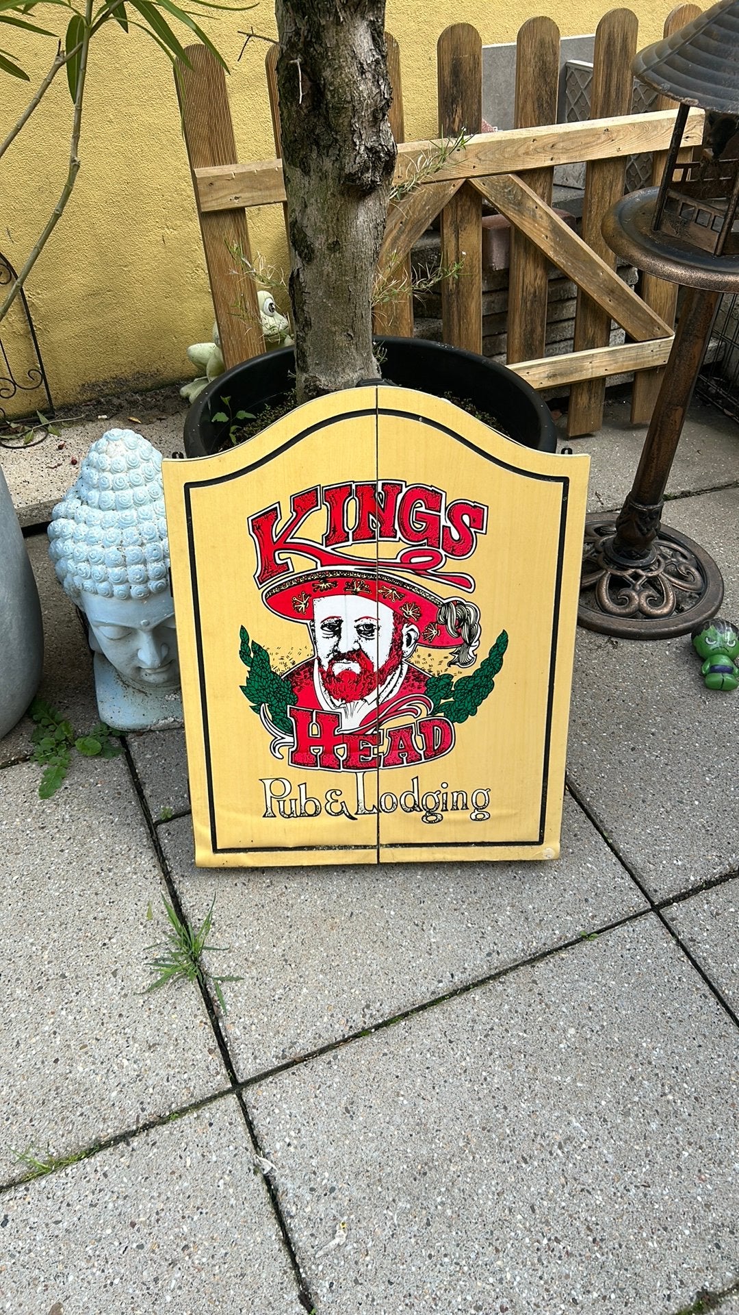 Dartkast Kings inc dartbord Nodor, Sport en Fitness, Ophalen, Gebruikt, Dartbord