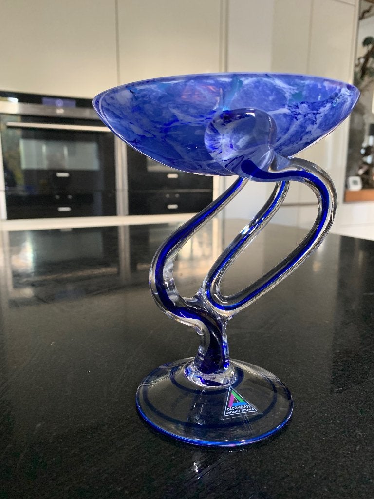 Krosno design glassbowl en Scandinavisch design schaaltje, Ophalen of Verzenden