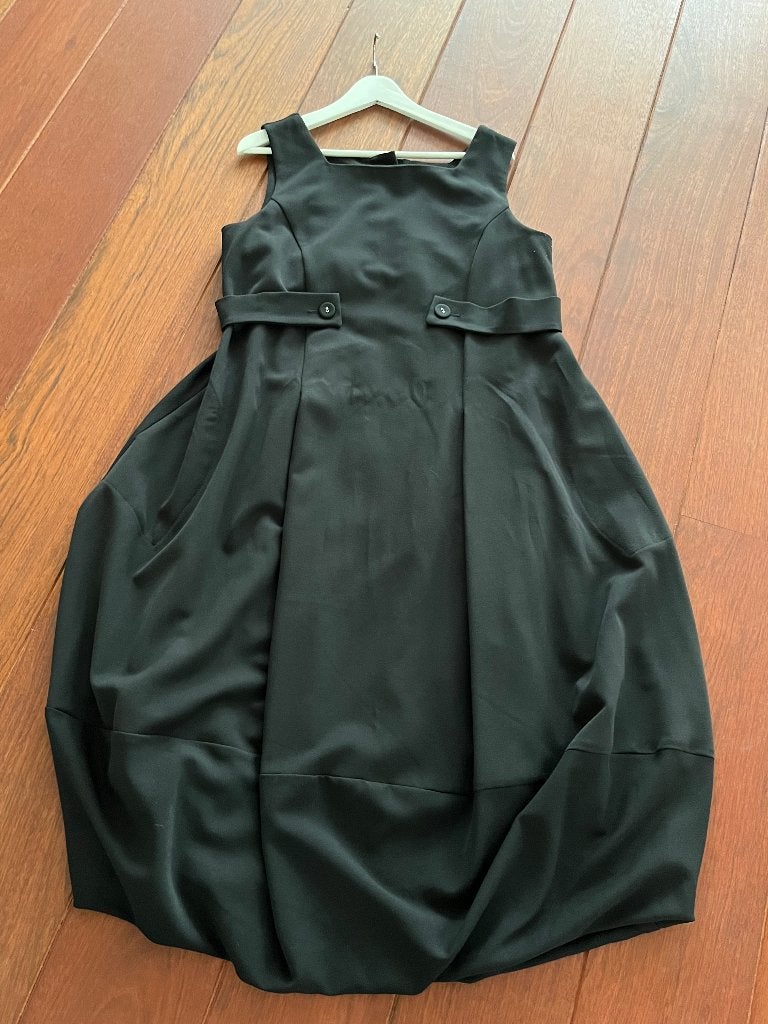 Jurerê balloon jurk / maxi dress zwart maat 38/40, Ophalen of Verzenden, Zo goed als nieuw, Maat 36 (S), Onder de knie