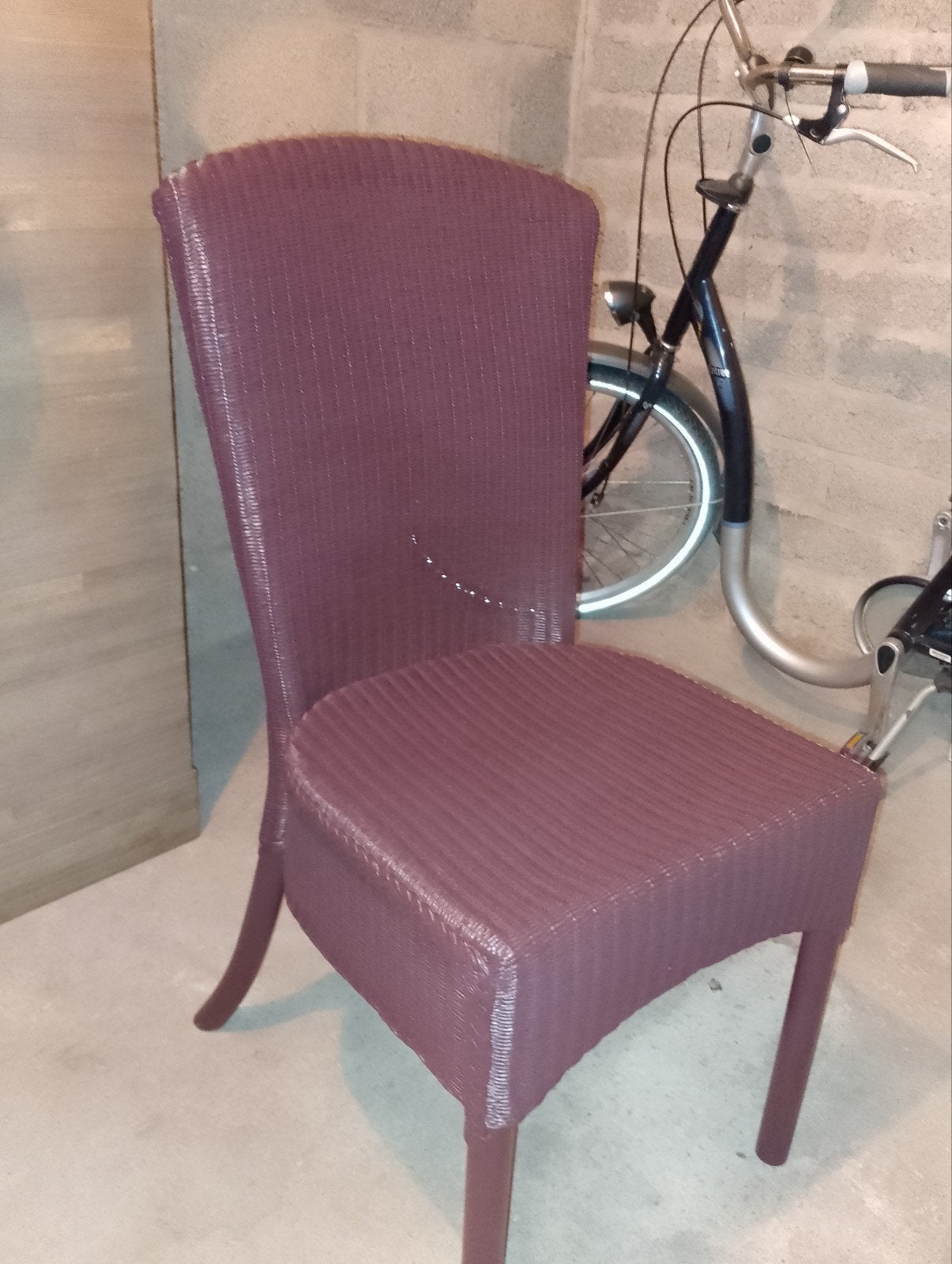 4 Loom stoelen - Buiten of Binnen, Huis en Inrichting, Gebruikt, Twee, Overige kleuren, Riet of Rotan
