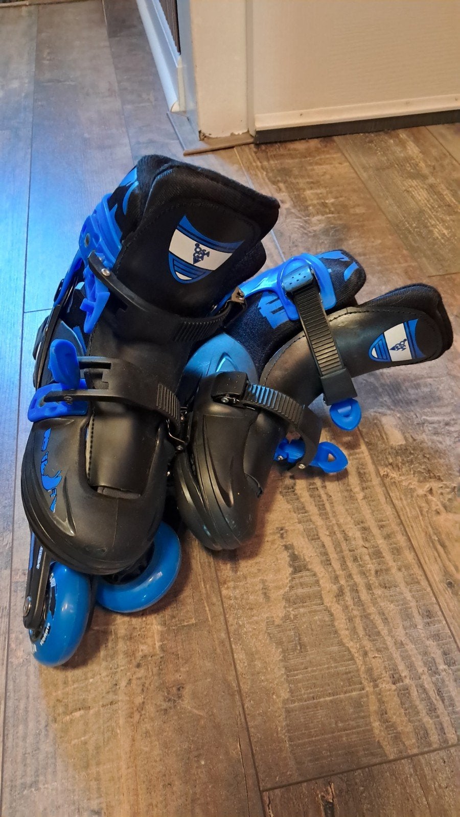 Verstelbare Inline Skates voor Kinderen - Blauw/Zwart, Ophalen, Gebruikt, Kinderen