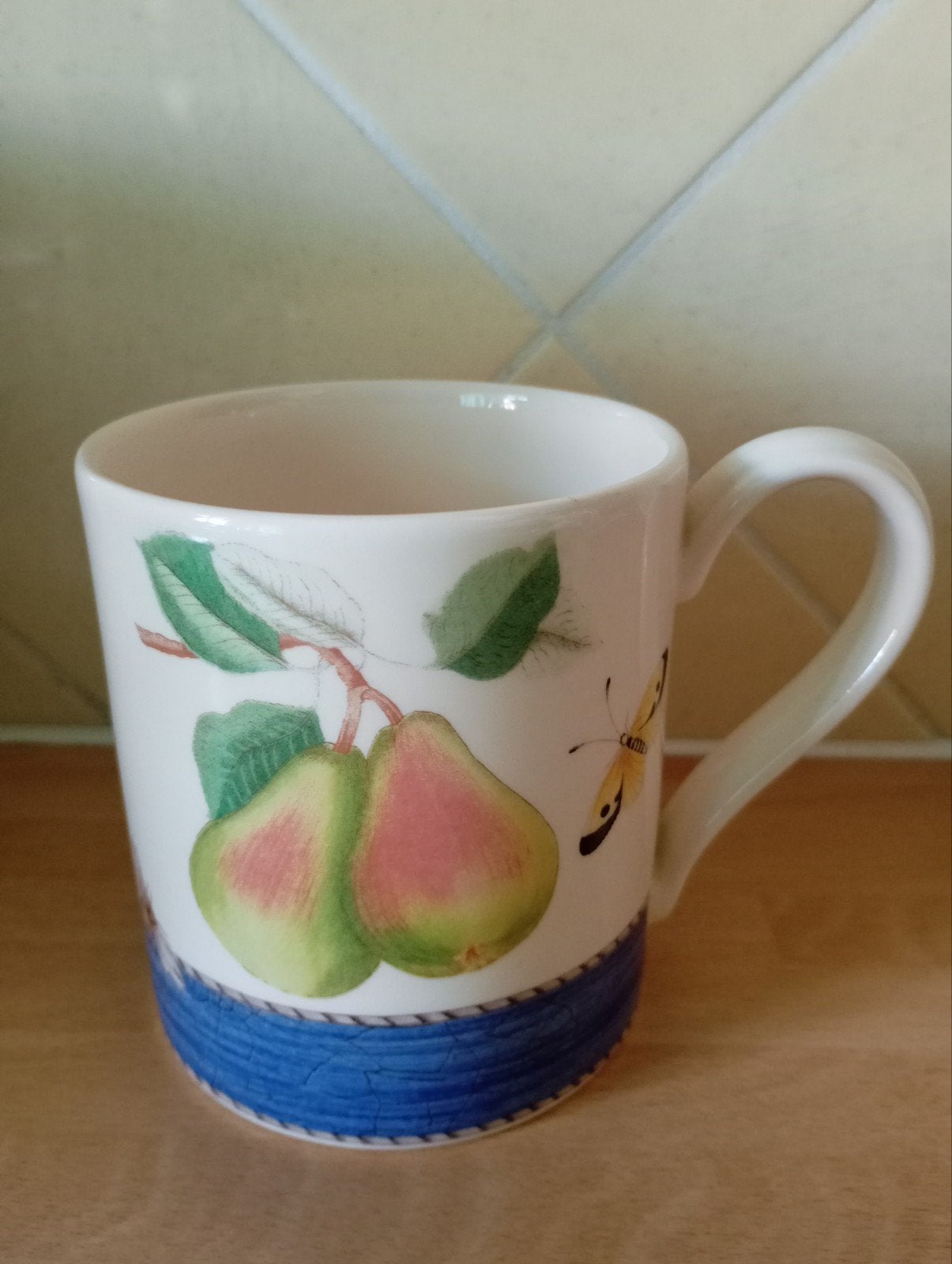 Mok Wedgwood Sarah's Garden, Ophalen of Verzenden, Zo goed als nieuw, Porselein, Kop(pen) en/of Schotel(s)