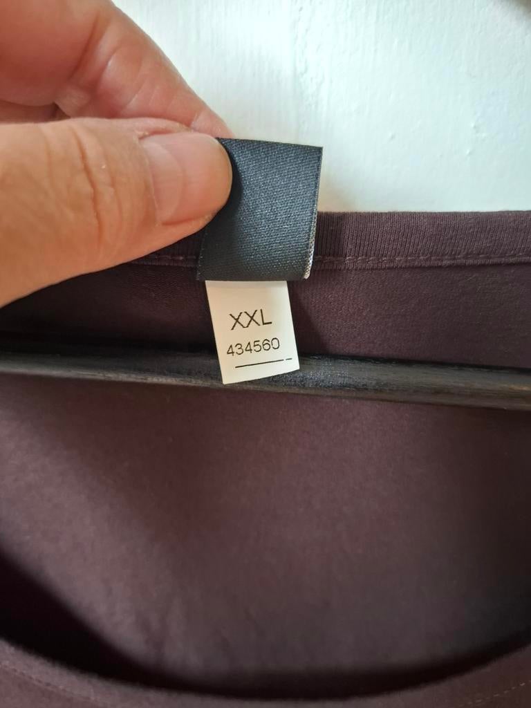 Yoek donkerbruine viscosemix top maat XXL/54/56, Kleding | Dames, Grote Maten, Yoek, Bruin, Yoek, Zo goed als nieuw