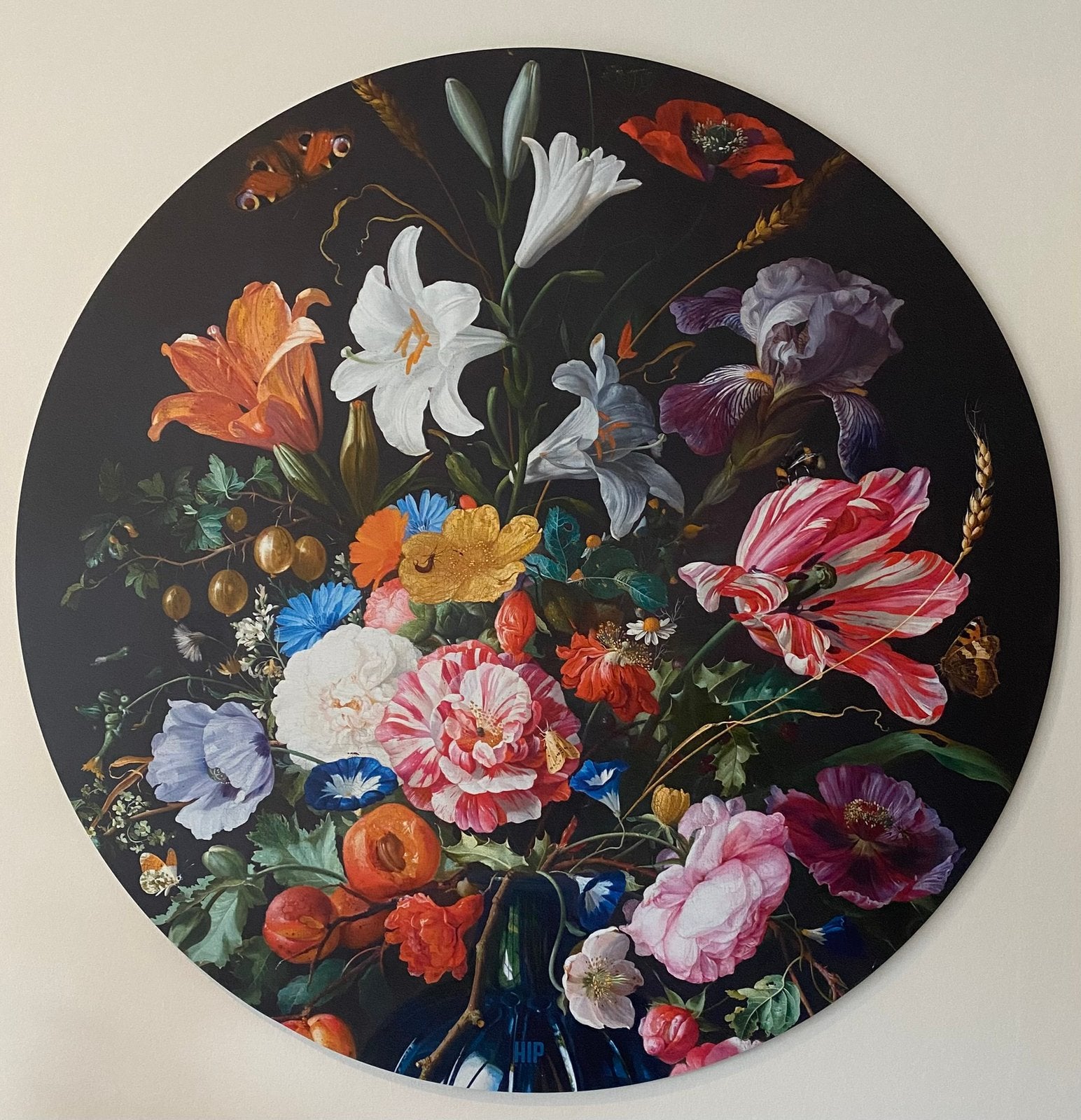 HIP ORGNL muurcirkel 80 cm, Ophalen, Zo goed als nieuw, Kunststof, Wandcirkel