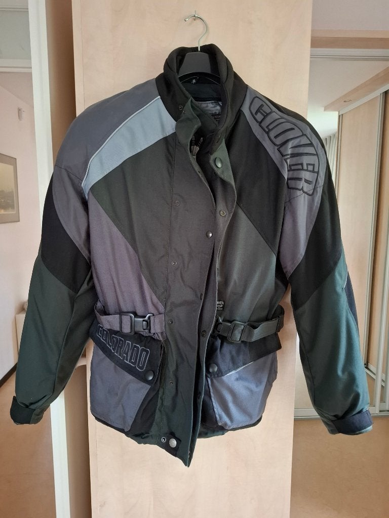 Motorjack met broek en 2 paar handschoenen, Motoren, Ophalen, Combipak, Dames, Clover