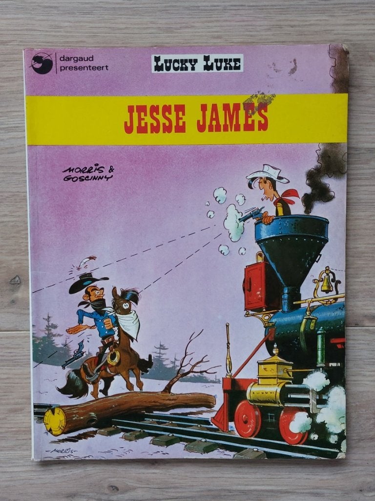 Lucky Luke - Jesse James, Boeken, Stripboeken, Gelezen, Eén stripboek, Ophalen of Verzenden