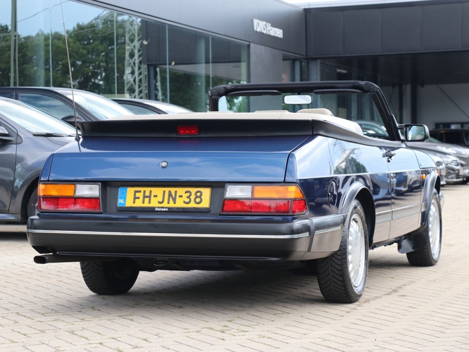 Saab 900 Cabrio 2.0 S I 1e Eigenaar I Volledig dealeronderho, Cabriolet, Blauw, Bedrijf, Handgeschakeld