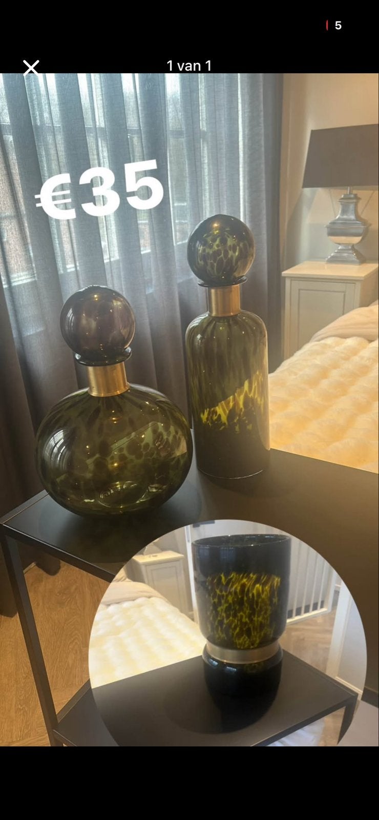 Decoratieve flessen set - eric kuster, Ophalen
