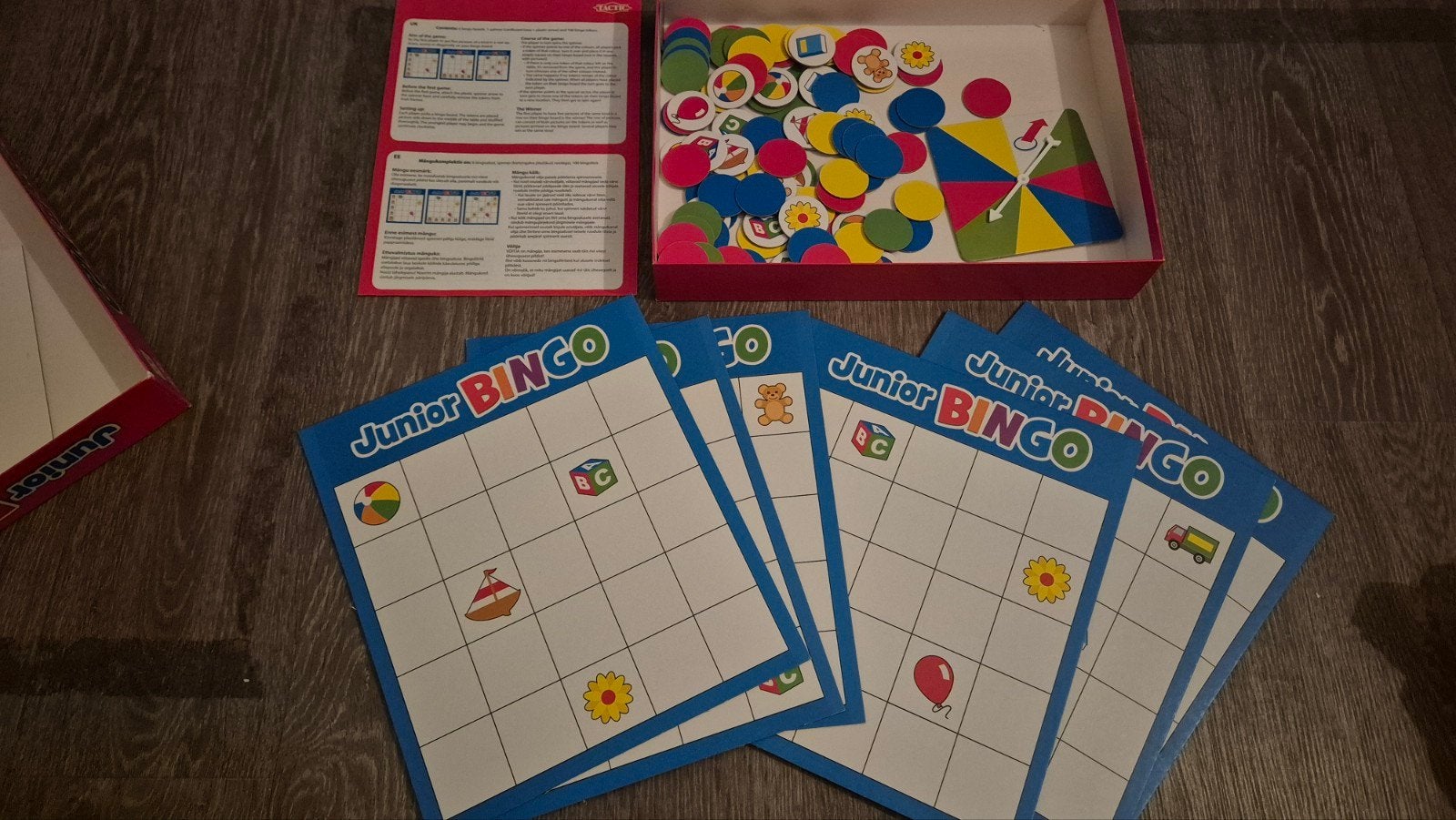 Tactic junior bingo, Een of twee spelers, Ophalen of Verzenden, Zo goed als nieuw, Tactic