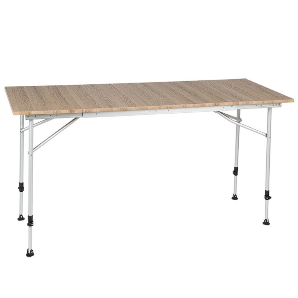 Travellife tafel Sorrento Ext bruin, 80/110/140 cm, Ophalen of Verzenden, Nieuw, Campingtafel