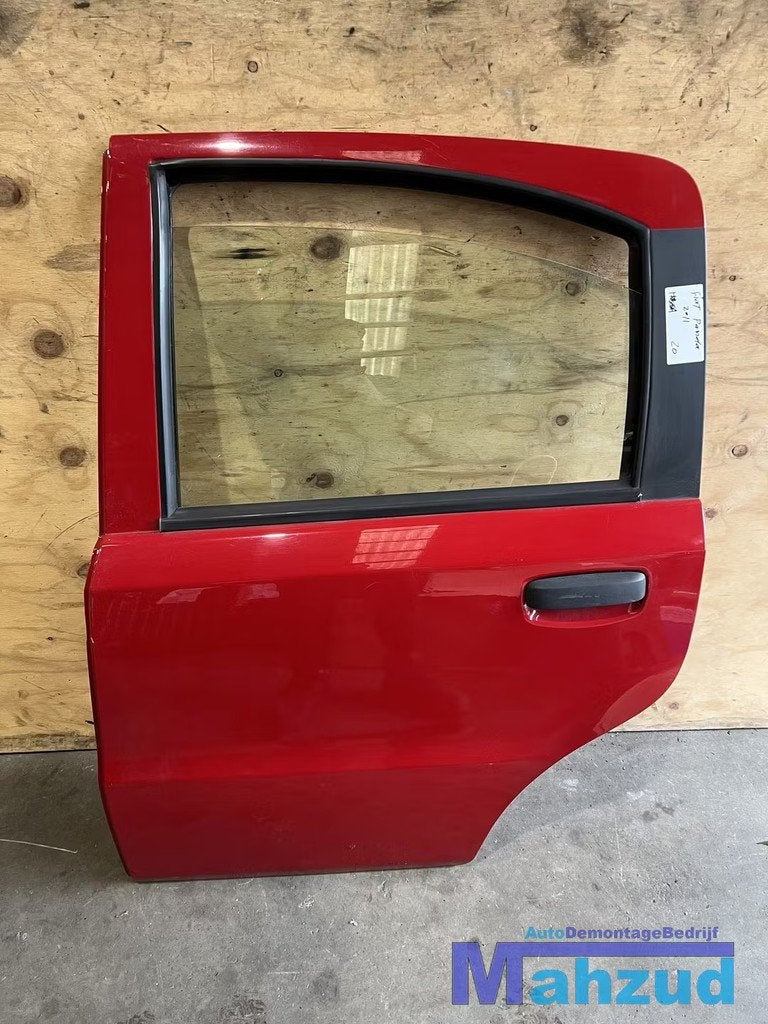 FIAT PANDA (169) rood 111/A links achter deur 2003-2011, Gebruikt, Deur, Stellantis Europe S.p.A., Ophalen of Verzenden