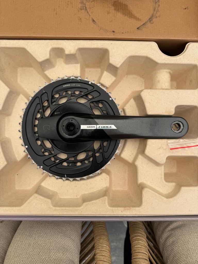 SRAM Force Crankstel met Quarq Powermeter, Crankstel of Pedalen, Gebruikt, Ophalen of Verzenden, Racefiets